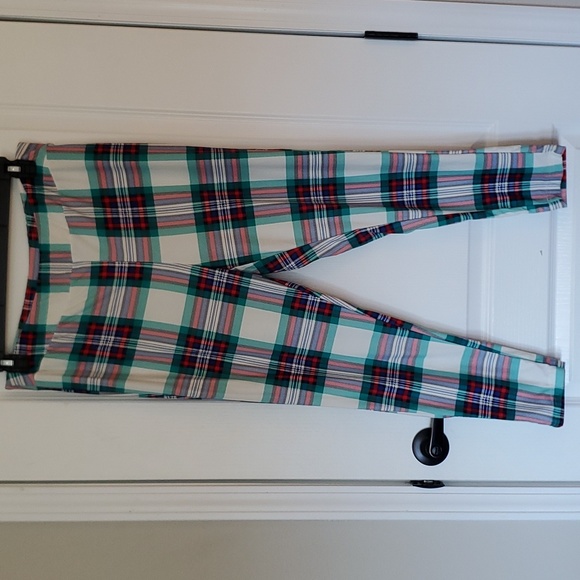 Terra & Sky Pants - Leggings‎ Red, Green, Blue, White